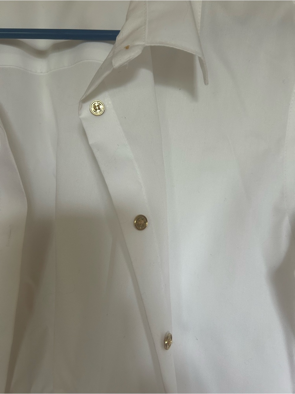 Calvin Klein White Button-Down Shirt - Relaxed Women's Style - Picture 6 of 7
